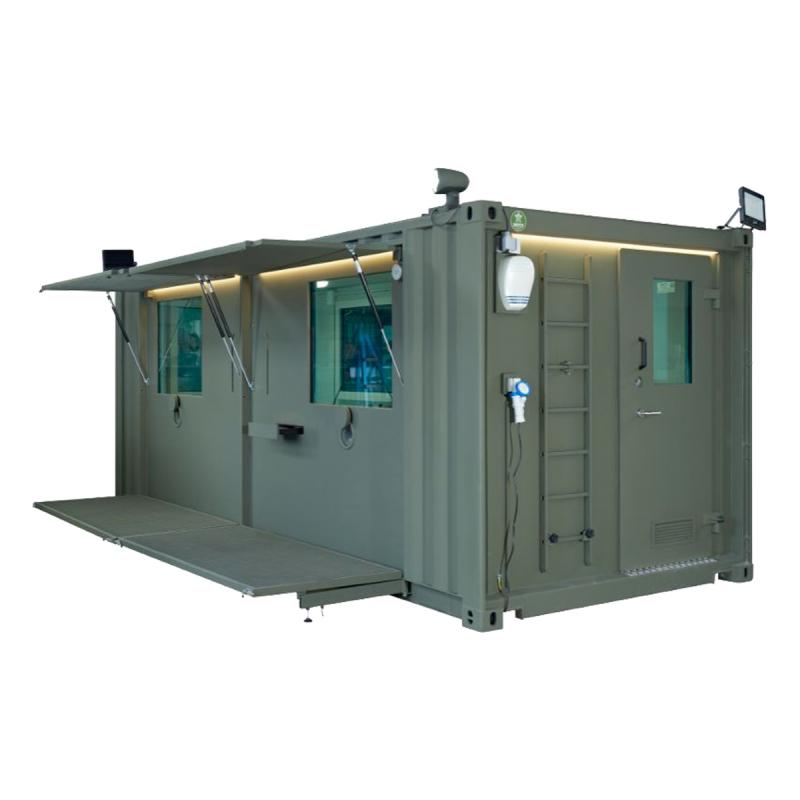 Garitte container acciaio balistico