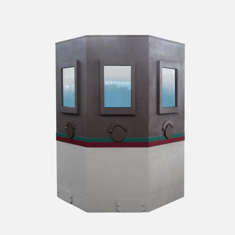 Guard booth ballistic steel