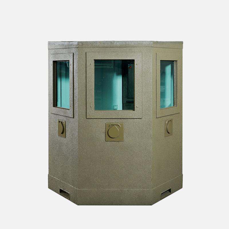 Guard shack in reinforced concrete